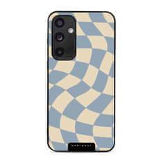 Mobiwear Lesklý kryt Glossy - Samsung Galaxy A15 / A15 5G - GA59G Modrá a béžová šachovnice