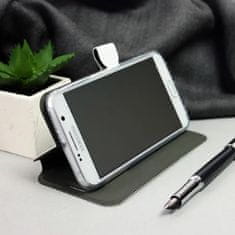 Mobiwear Kožené knížkové flip pouzdro - Samsung Galaxy A35 5G - Hnědé - L_BRS