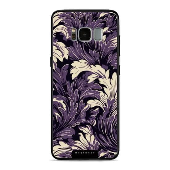 Mobiwear Prémiový lesklý kryt Glossy - Samsung Galaxy S8 - GA46G Fialové rostliny