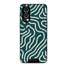 Mobiwear Lesklý kryt Glossy - OnePlus Nord 2 5G - GA61G Béžové linky