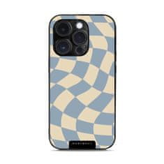 Mobiwear Prémiový lesklý kryt Glossy - Apple iPhone 14 Pro - GA59G Modrá a béžová šachovnice