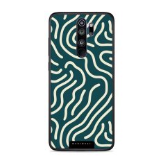 Mobiwear Prémiový lesklý kryt Glossy - Xiaomi Redmi Note 8 Pro - GA61G Béžové linky