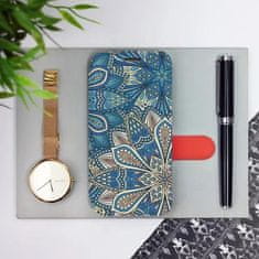 Mobiwear Knížkové flip pouzdro - Xiaomi Note 12 Pro 4G - V108P Modré mandala květy