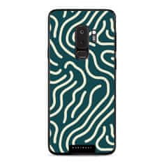 Mobiwear Lesklý kryt Glossy - Samsung Galaxy S9 Plus - GA61G Béžové linky