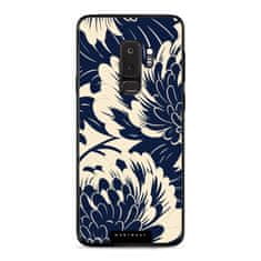 Mobiwear Lesklý kryt Glossy - Samsung Galaxy S9 Plus - GA40G Modré a béžové květy