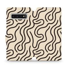 Mobiwear Knížkové flip pouzdro - Samsung Galaxy S10 Plus - VA60S Linky