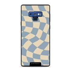 Mobiwear Prémiový lesklý kryt Glossy - Samsung Galaxy Note 9 - GA59G Modrá a béžová šachovnice