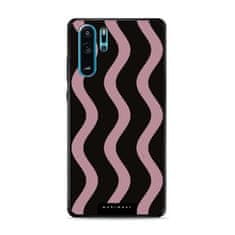 Mobiwear Prémiový lesklý kryt Glossy - Huawei P30 Pro - GA54G Fialové vlnky