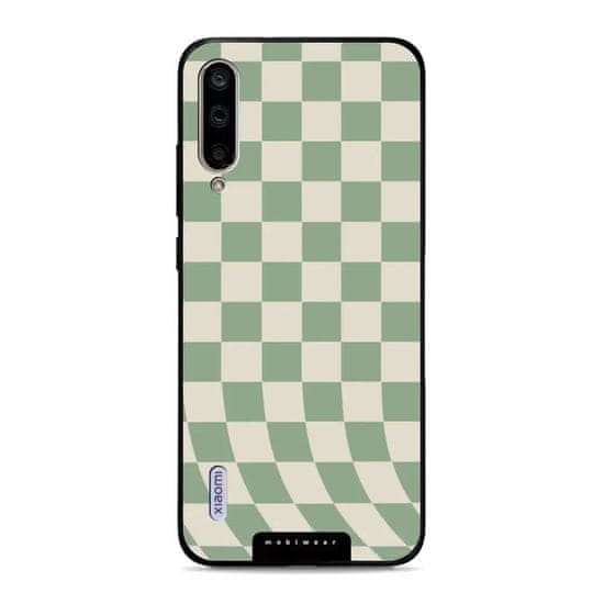 Mobiwear Prémiový lesklý kryt Glossy - Xiaomi Mi A3 - GA58G Zelená a béžová šachovnice