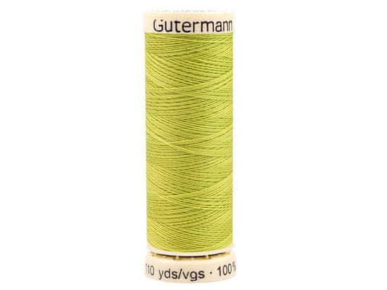 Gutermann Polyesterové nitě návin 100 m Gütermann univerzální - Lime Punch