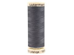 Gutermann Polyesterové nitě návin 100 m Gütermann univerzální - Flint Gray