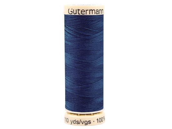 Gutermann Polyesterové nitě návin 100 m Gütermann univerzální - modrá safírová