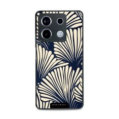 Mobiwear Prémiový lesklý kryt Glossy - Xiaomi Redmi Note 13 Pro 5G / Poco X6 5G - GA41G Béžové květy na modré