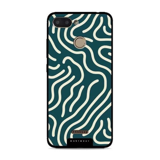 Mobiwear Lesklý kryt Glossy - Xiaomi Redmi 6 - GA61G Béžové linky