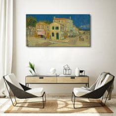 COLORAY.CZ Obraz na plátně Žlutý dům van gogh 120x60 cm