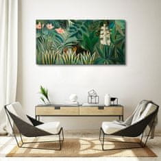 COLORAY.CZ Obraz na plátně Jungle zvířata stromy 120x60 cm