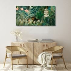 COLORAY.CZ Obraz na plátně Jungle zvířata stromy 120x60 cm