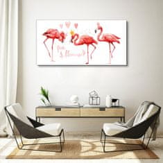 COLORAY.CZ Obraz na plátně Zvířecí pták Flaming 120x60 cm