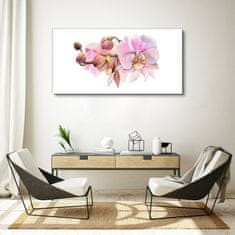 COLORAY.CZ Obraz na plátně Akvarel orchidej květina 120x60 cm