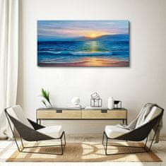 COLORAY.CZ Obraz na plátně Ocean Sea Waves Coast 120x60 cm