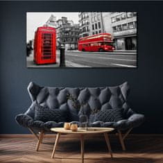 COLORAY.CZ Obraz na plátně Město London Bus 140x70 cm