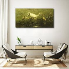 COLORAY.CZ Obraz na plátně Zvířata kachna tráva příroda 120x60 cm