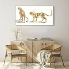 COLORAY.CZ Obraz na plátně Zvířata kočky leopardi 120x60 cm