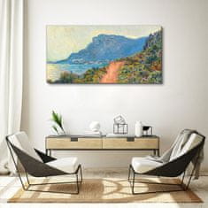 COLORAY.CZ Obraz na plátně Corniche of Monako mince 120x60 cm