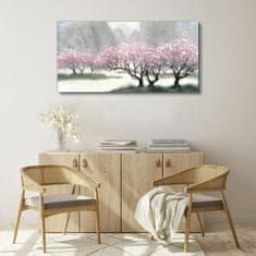 COLORAY.CZ Obraz na plátně Zimní sníh strom květy 120x60 cm