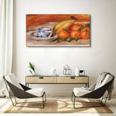 COLORAY.CZ Obraz na plátně Ovoce Orange Bananas Hrnek 120x60 cm