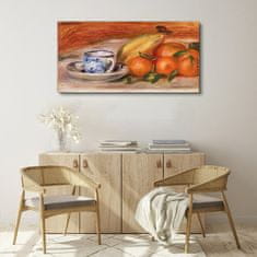 COLORAY.CZ Obraz na plátně Ovoce Orange Bananas Hrnek 120x60 cm