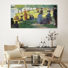 COLORAY.CZ Obraz na skle La Grande Jatte Seurat 120x60 cm