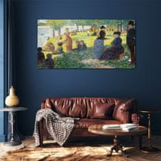 COLORAY.CZ Obraz na skle La Grande Jatte Seurat 120x60 cm