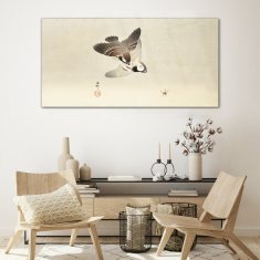 COLORAY.CZ Obraz na skle Zvířata Birds Sparrows 120x60 cm