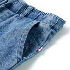Vidaxl Dětské kalhoty džínově modré 116