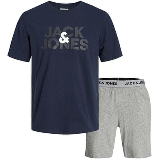 Jack&Jones Pánské pyžamo JACULA Standard Fit 12255000 Navy Blazer