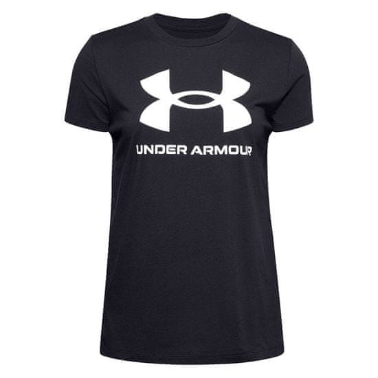 Under Armour Tričko černé Live Sportstyle Graphic SS