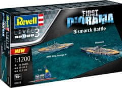 Revell Bismarck Battle, Gift-Set lodě 05668, 1/1200