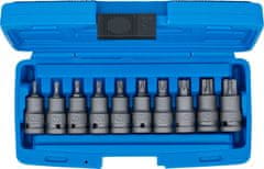 BGS technic Zástrčné hlavice úderové TORX 1/2", T20-T70, sada 10 dílů - BGS 5097