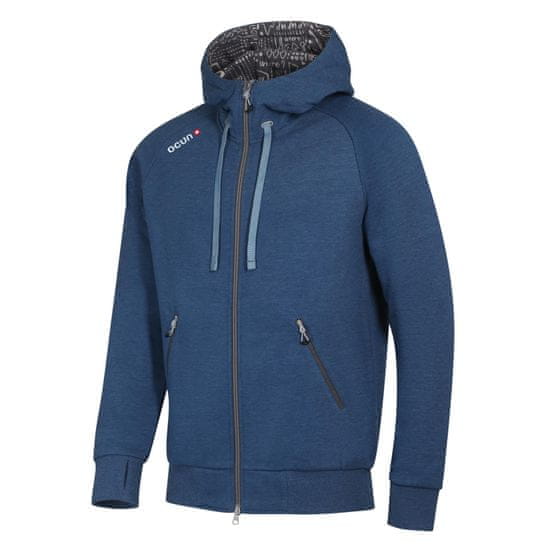 Ocún Pánská lezecká mikina Ocún HOODIE ZIPPER MEN blue opal|L