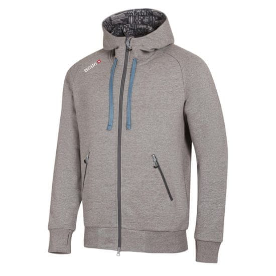 Ocún Pánská lezecká mikina Ocún HOODIE ZIPPER MEN grey paloma|M