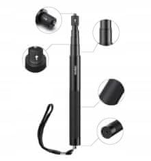 ULANZI Držák Monopod Grip Selfie Stick 1210 mm ULANZI pro GoPro SJCAM DJI Insta360