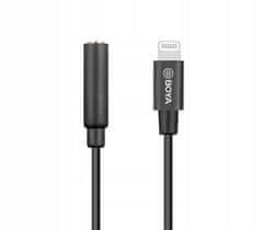 Boya Redukce na mikrofon 3.5mm na Apple Lightning iPhone Boya BY-K3