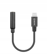 Boya Redukce na mikrofon 3.5mm na Apple Lightning iPhone Boya BY-K3