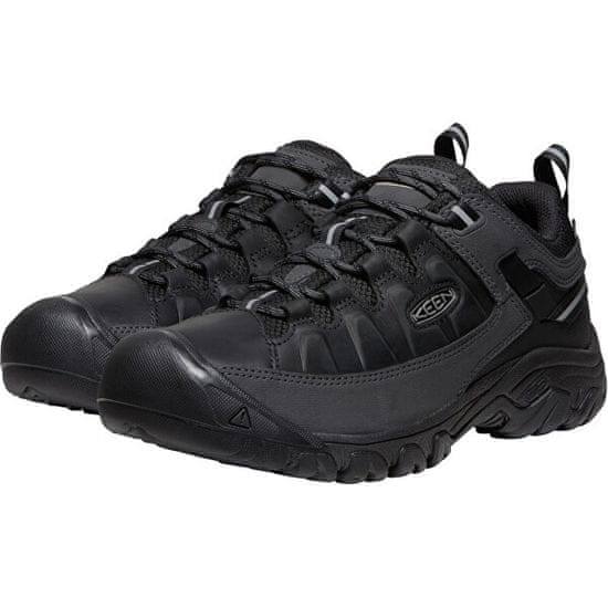 KEEN Pánské kožené tenisky Targhee III Wp 1028128 triple black