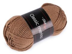 Pletací příze Classic Merino 50 g - (61042) béžová tm.