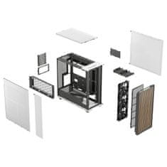 Fractal Design Fractal North XL/Midi Tower/Bílá