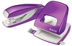 Leitz Děrovačka NeXXt 5008 WOW, purpurová