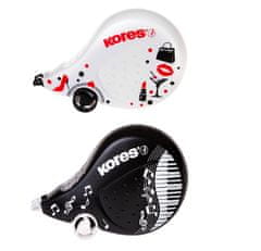 Kores Korekční strojek Scooter B&W, 4,2 mm, 8 m