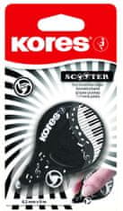 Kores Korekční strojek Scooter B&W, 4,2 mm, 8 m